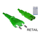 DINIC Netzkabel YP-21A/YC-13, 0,75mm_, VDE, 1,8m...