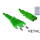 DINIC Netzkabel YP-21A/YC-13, 0,75mm_, VDE, 1,8m Eurostecker/IEC 60320-C7, gr&uuml;n