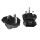 Yung-Li Stromadapter England UK  YL-6022L GB BS1363 3A St./IEC 60320-C6 Euro 2pin 90&deg; Bu.