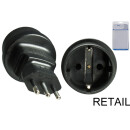 DINIC Reisestecker Italien  YL-4523 IT 3pin St./Schuko...