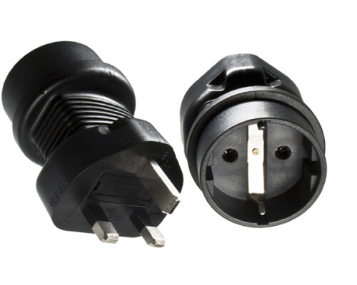 Yung-Li Stromadapter England UK  YL-6023 GB BS1363 5A St./Schuko CEE/7 Bu.