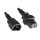 Warmger&auml;tekabel YP-32/YC-20, 0,75mm_, VDE, 2m IEC 60320-C14/C15, Verl&auml;ngerung, schwarz