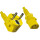 Netzkabel YP-22/YC-12, 0,75mm_, VDE, 1,8m Schuko CEE 7/7 90&deg;/IEC 60320-C13, gelb