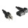 Netzkabel Japan YP-12/YC-12L, 0,75mm_,VCTF, 1,8m JPN 3pin/IEC 60320-C13 90&deg;, JET, PSE, schwarz