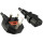 Netzkabel England UK, 0,75mm_, ASTA, 1,8m GBR10A fused/IEC 60320-C13, schwarz