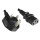 Netzkabel England UK YP-61/YC-12, 1mm_, 2m GBR 10A fused/IEC 60320-C13, ASTA, schwarz