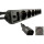 Steckdosenleiste f&uuml;r USV mit C14 Stecker, 6-fach 10A &Uuml;berspannungsschutz, CE, 1,5m Kabel